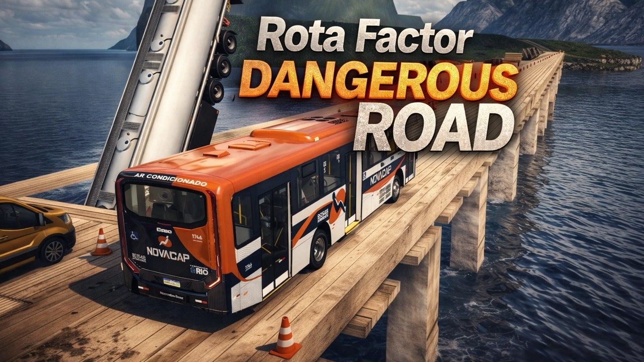 Euro Truck Simulator 2 Rota Factor + Caio Apache Vip V | Ultra Realistic Bus Driving (No Commentary)