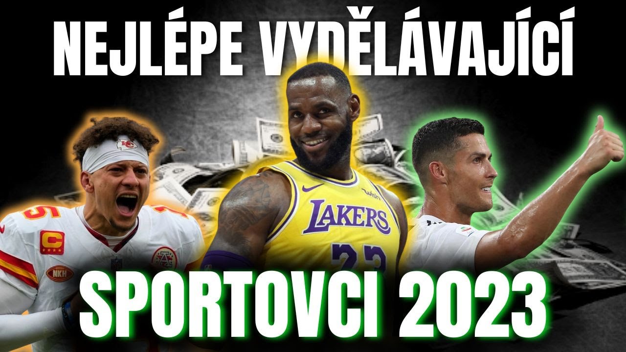 MILIONY za HODINU || Jméno v top 3 vás překvapí || Nejlépe vydělávající SPORTOVCI roku 2023