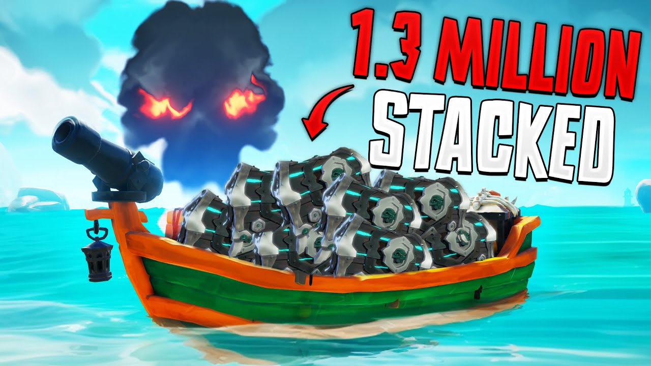 Stacking Loot with NO SHIP in Sea of Thieves