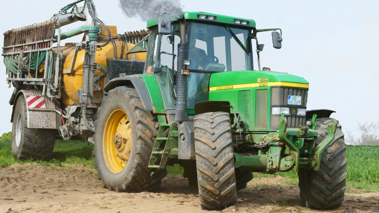 Sound an! 😮 John Deere 7810 bei der Gülleausbringung 💪