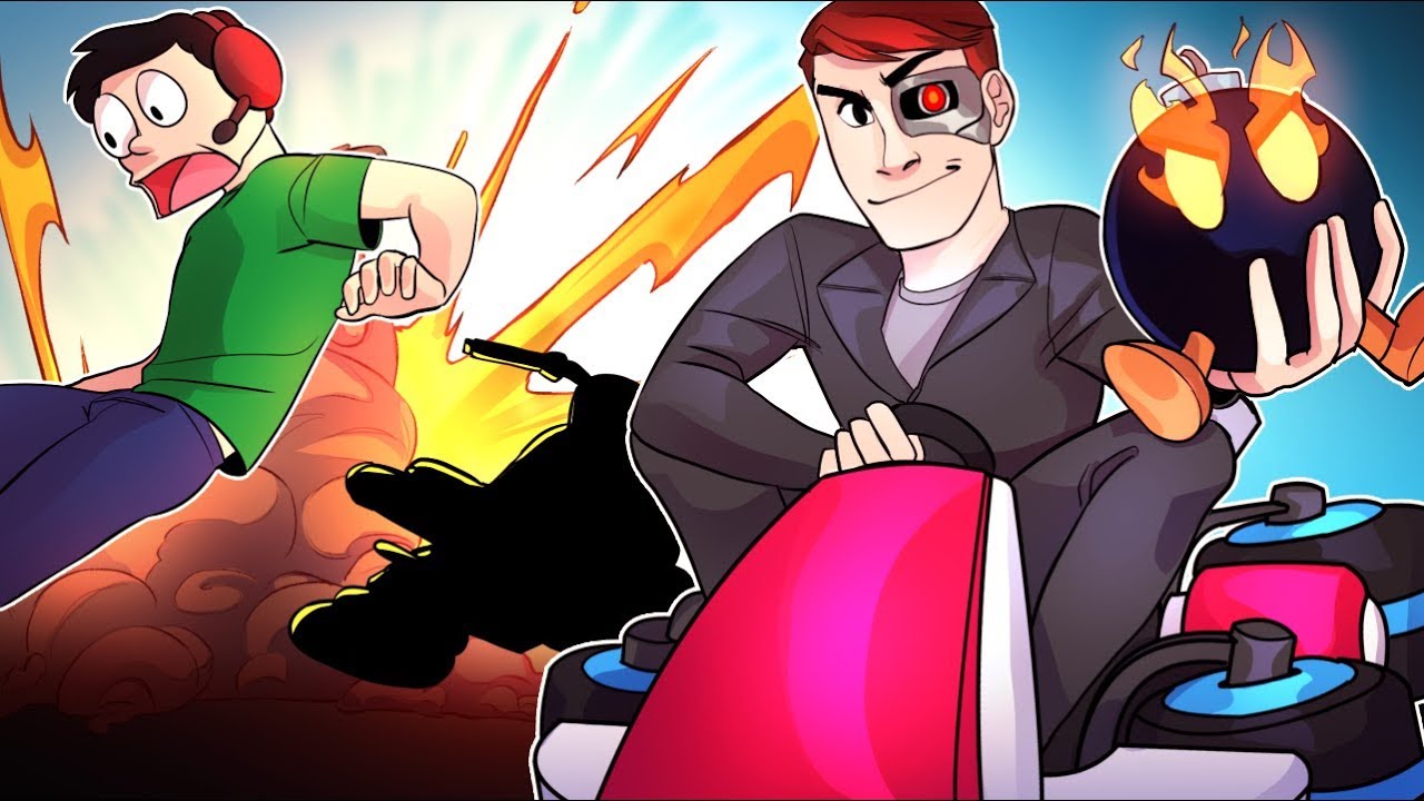 Mario Kart 8 Deluxe Funny Moments: The Wildcat Glitch, Nogla's English Skills & SO MANY BOMBS!!!