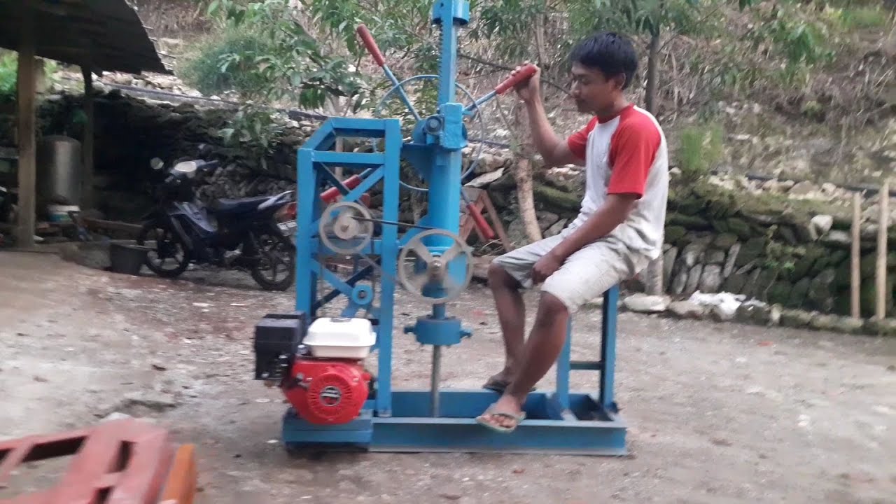Mengintip ke pabrik pembuatan mesin bor sumur paling praktis