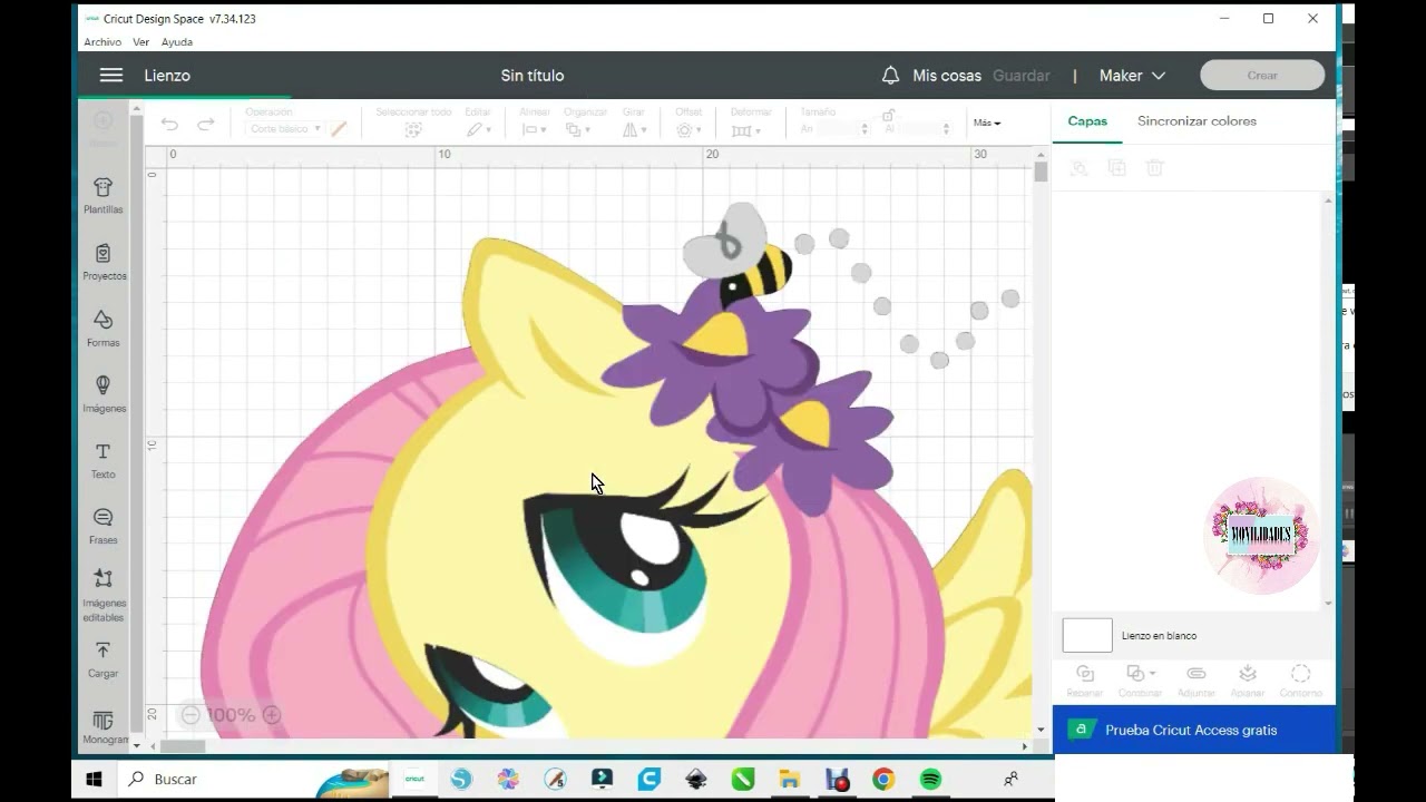 CRICUT: Cómo cargar imágenes y estampado de relleno