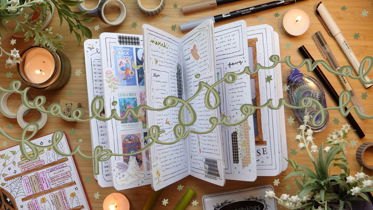 2026 MID-YEAR READING JOURNAL FLIP THROUGH🌱