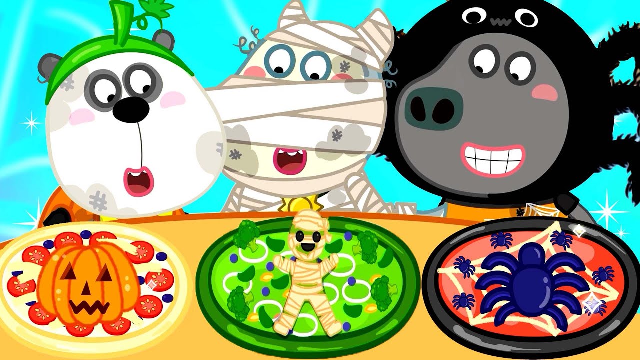 🍕 Let's Make a Pizza! Wolfoo' Special Halloween Pizza | Funny Cartoon 🐺 Wolfoo Cartoon English