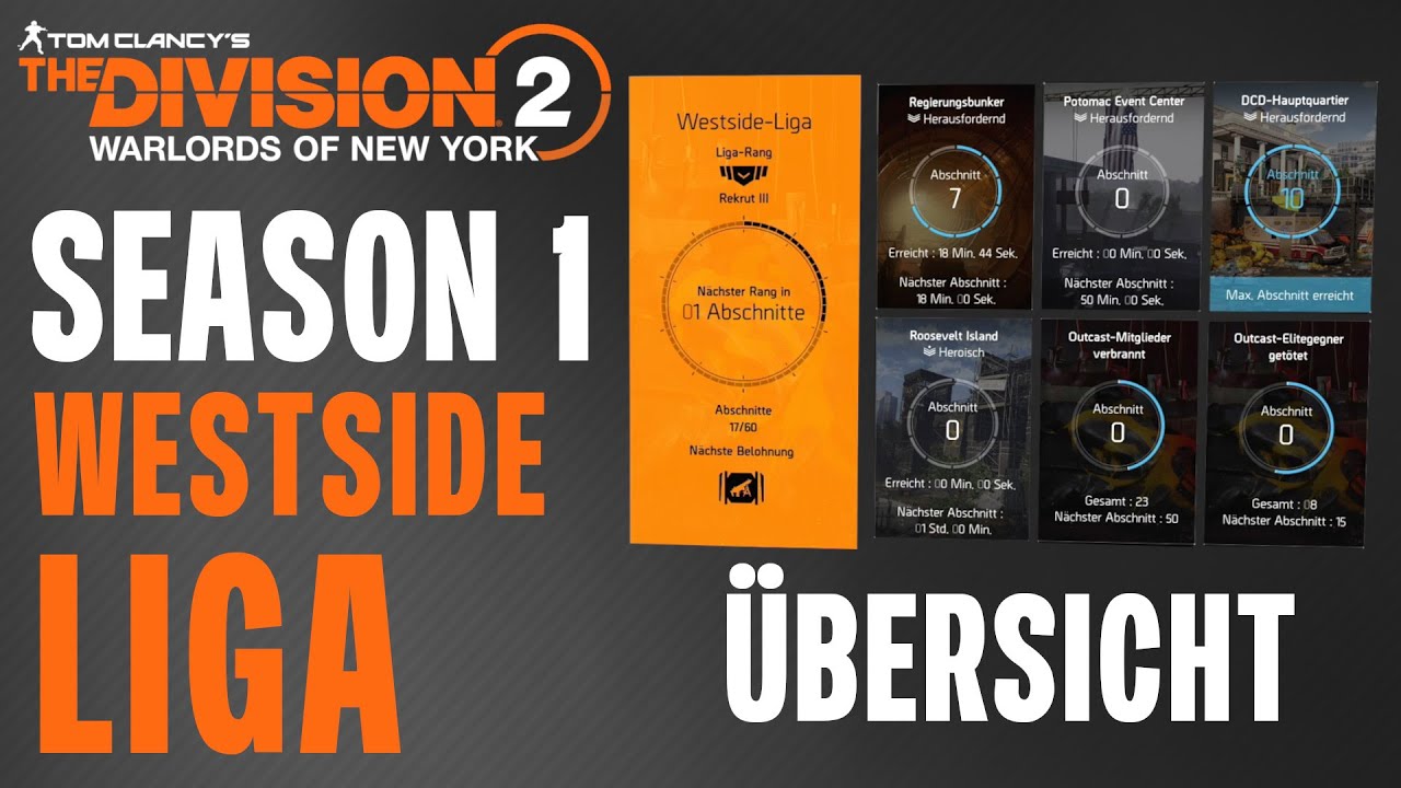 The Division 2 - Season 1 League - Westside Liga - Warlords of New York Deutsch