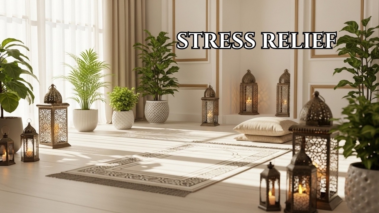 Halal Relax Music 🌙 Ramadan Instrumental for Stress Relief & Calm