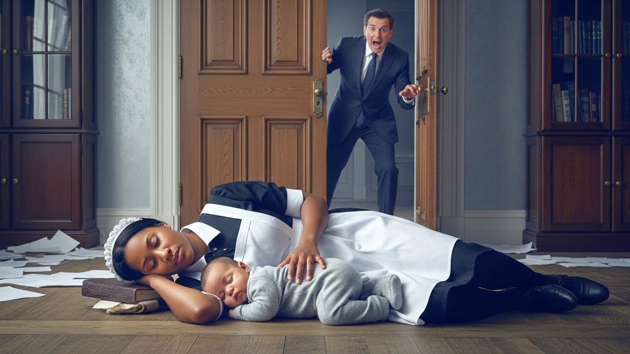 Le milliardaire trouve sa nounou noire dormant sur le sol avec sa fille  Et puis