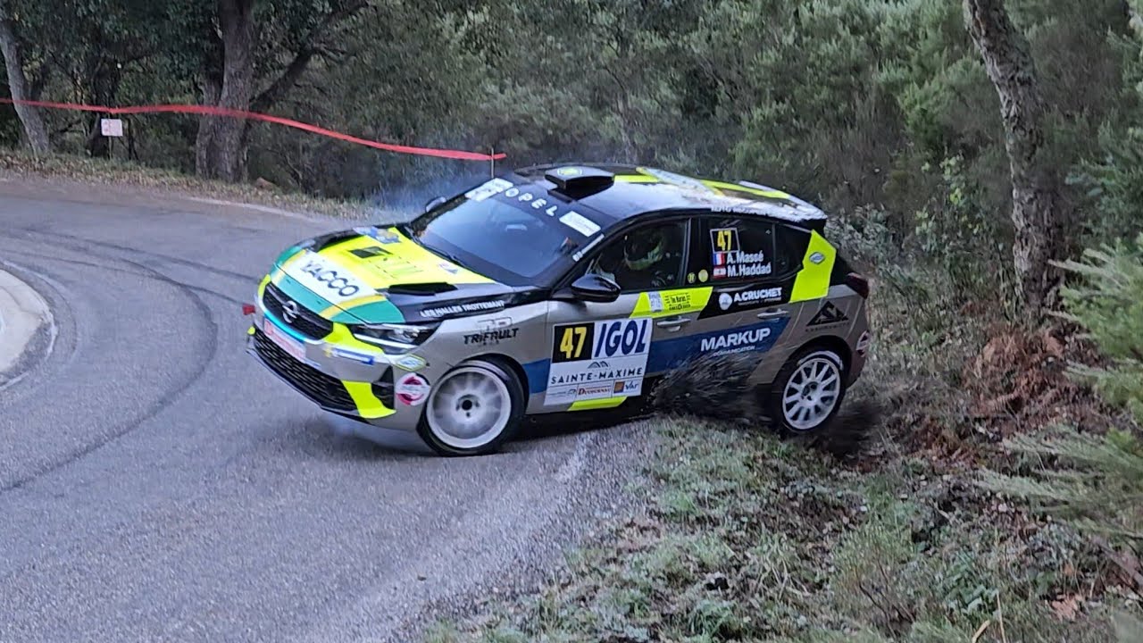 71ème rallye du Var 2025 moderne (ES1 et 5), shows and limite