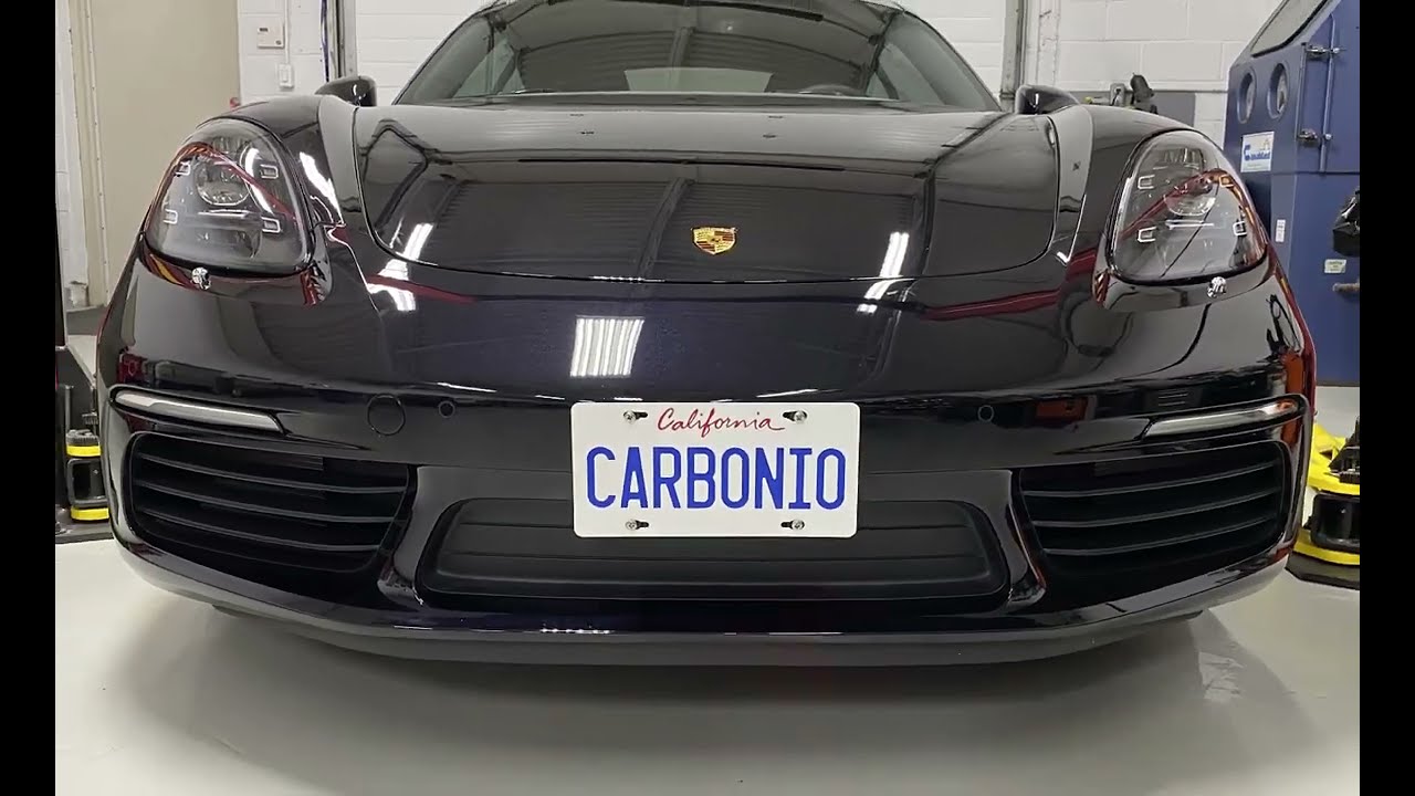 Porsche Cayman & Boxster No-Drill License Plate Mount (Official) - Carbonio #shorts #porsche