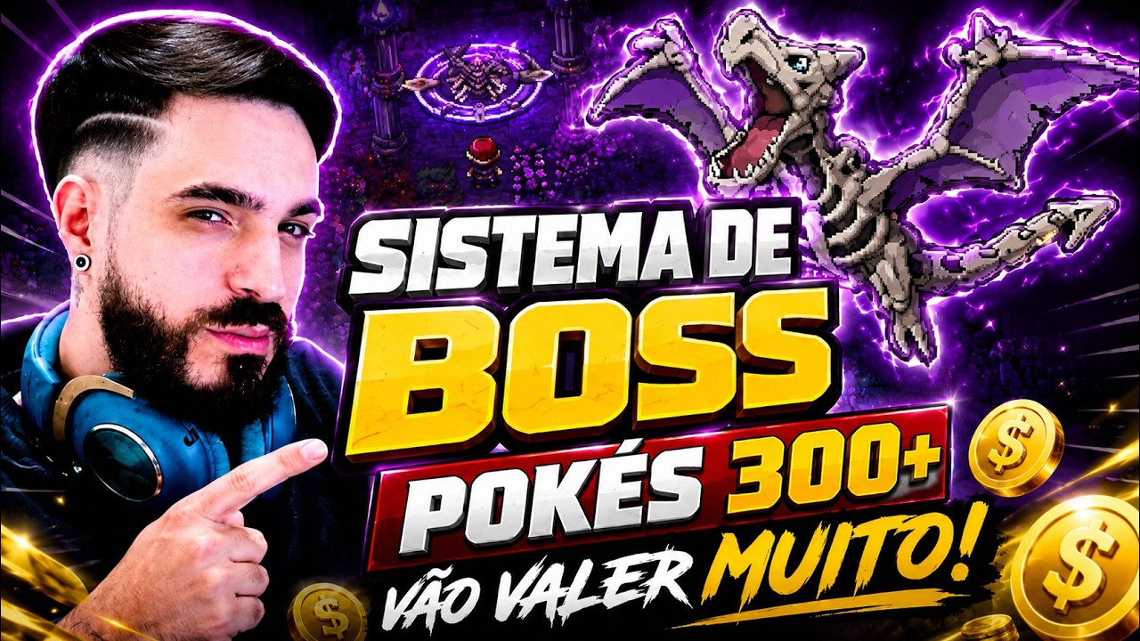 SISTEMA DE BOSS NO POKE IDLE WORLD: POK&Eacute;MON 300+ V&Atilde;O VALER MUITO!
