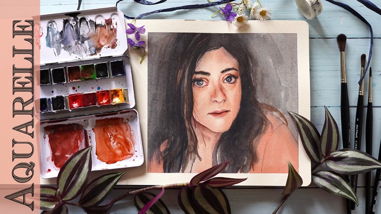 Cours d'aquarelle Portrait 🎨