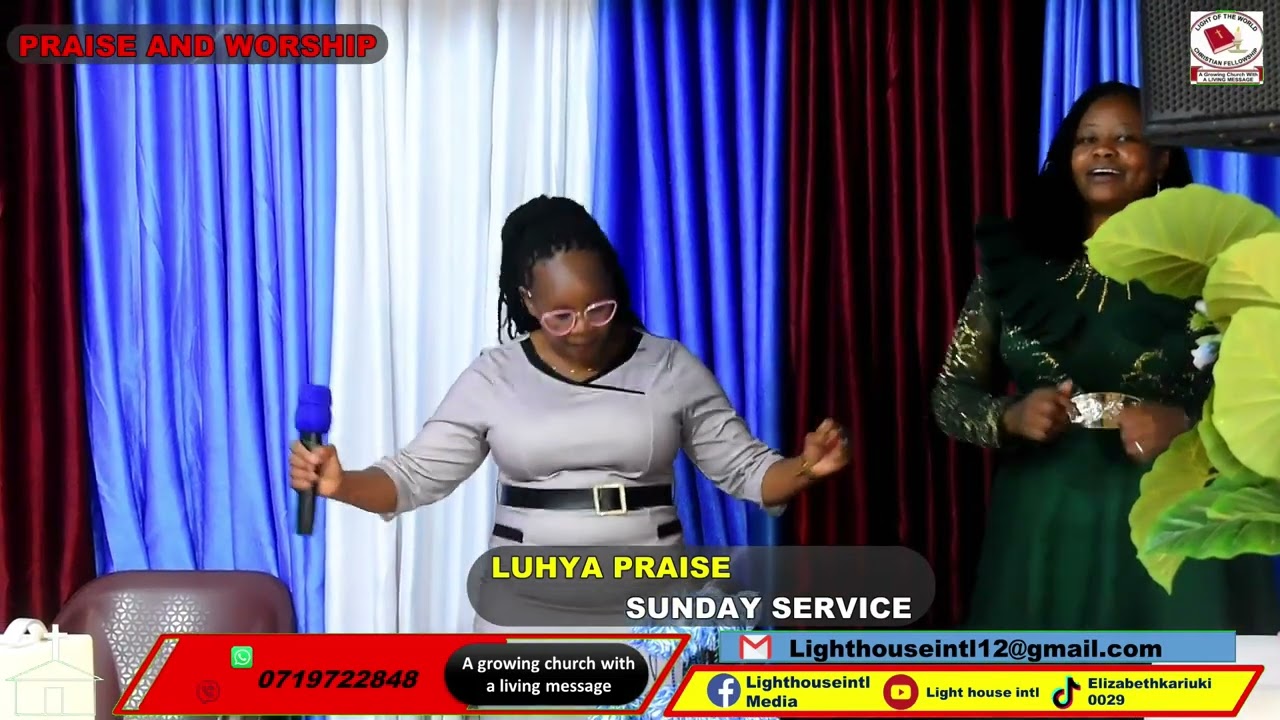 LUHYA MASHUP MIX WITH VICTOR JERUSI AT LIGHTHOUSE CHURCH KARAI