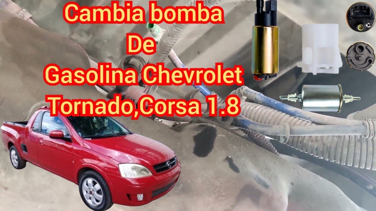Cambiar repuesto de bomba gasolina Chevrolet Tornado,Corsa 1.8