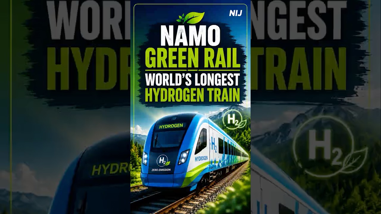 India's first Hydrogen train is here | World's Longest Hydrogen-Powered Train | PM Modi