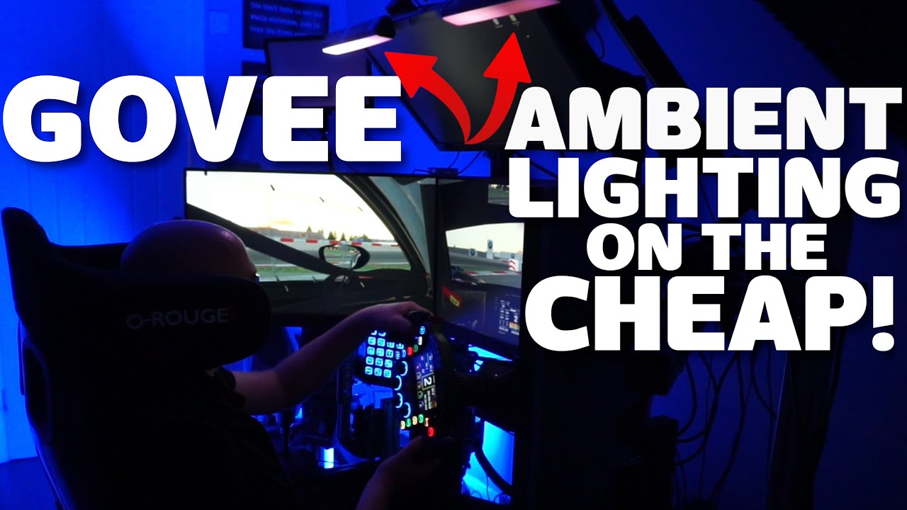 Освещение в режиме Sim Racing с Govee за ДОЛЮ СТОИМОСТИ Philips Hue!