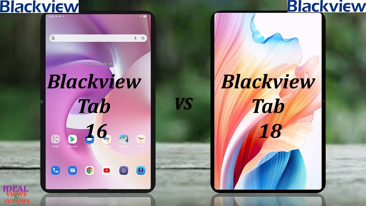 blackview Tab 16 vs blackview tab 18