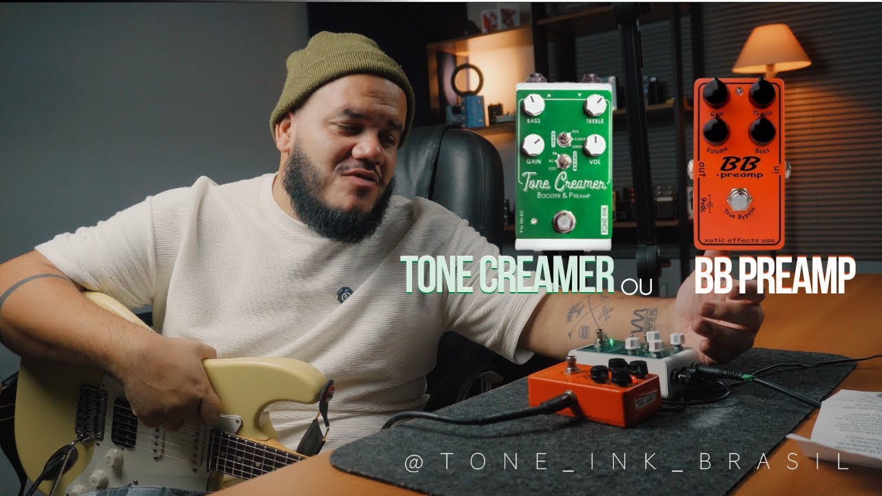 TONE CREAMER x BB PREAMP ? QUAL VENCE ?  #toneink #guitar #pedais