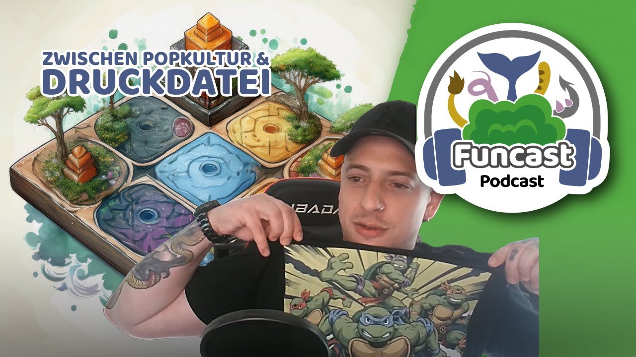 Zwischen Popkultur & Druckdatei: Wie Brettspiel-Illustrationen entstehen - Funcast 105