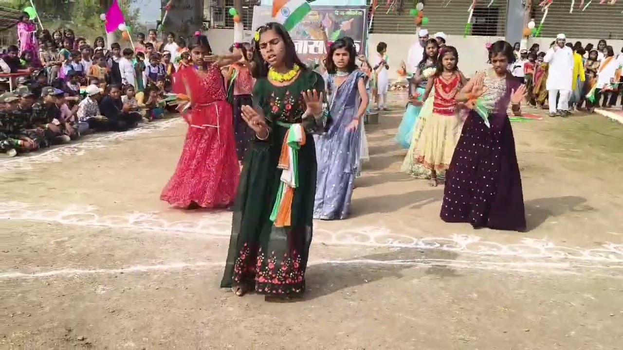 Republic day celebration in school kanashi 