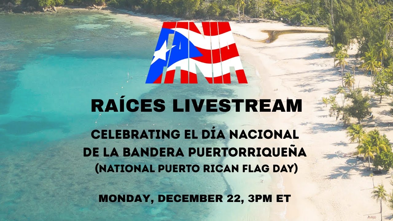 FANIA presents RA&Iacute;CES LIVESTREAM #salsa #puertorico #SalsaPuertorrique&ntilde;a #PuertoRicanFlagDay