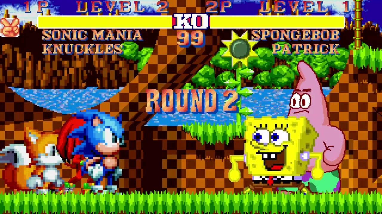 MUGEN Battle Sonic VS Spongebob