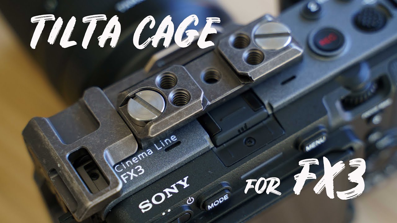 tilta cage for the sony fx3 - silent unboxing