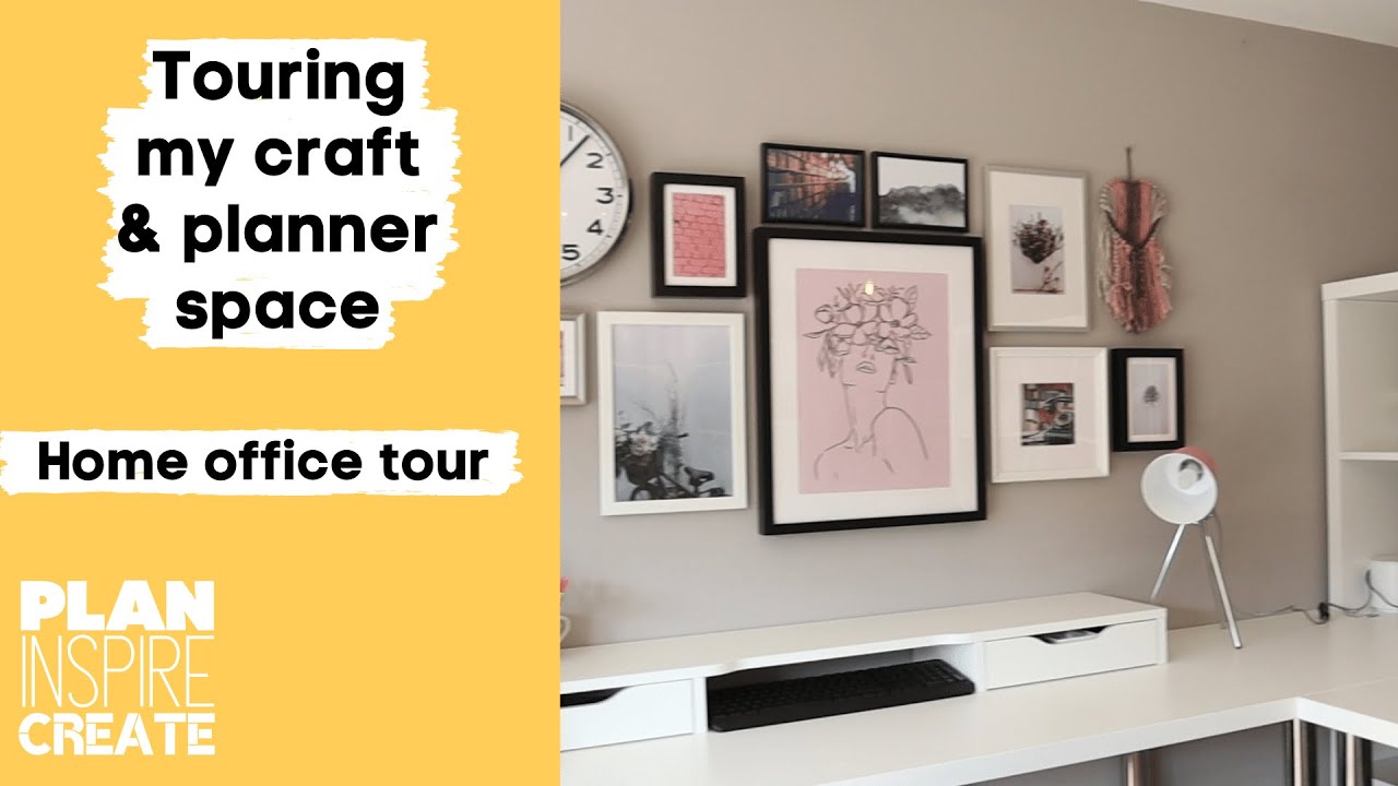 SETTING UP A CRAFT SPACE – my planner space tour & craft room makeover 2020 | Plan Inspire Create