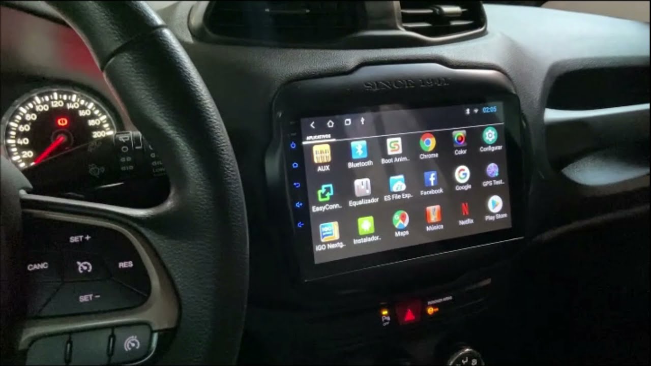 Instalação de Multimídia AIKON no JEEP RENEGADE