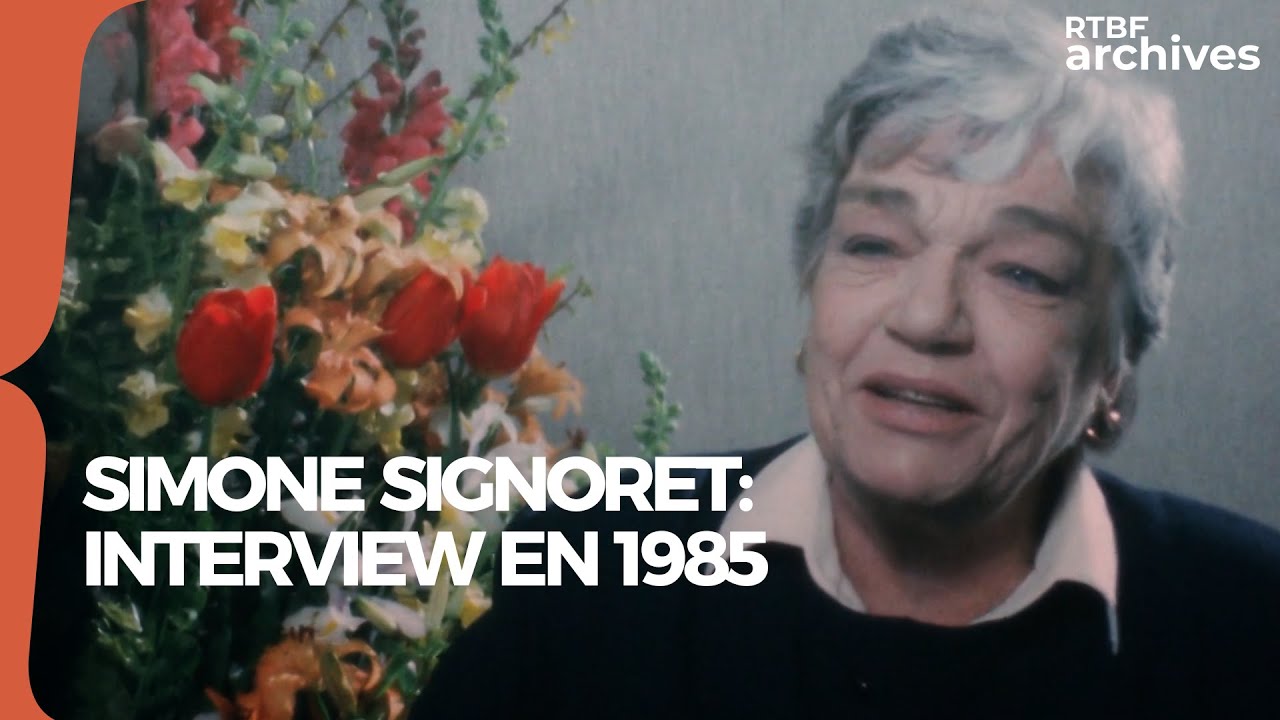 Simone Signoret : interview en 1985 - RTBF Archives