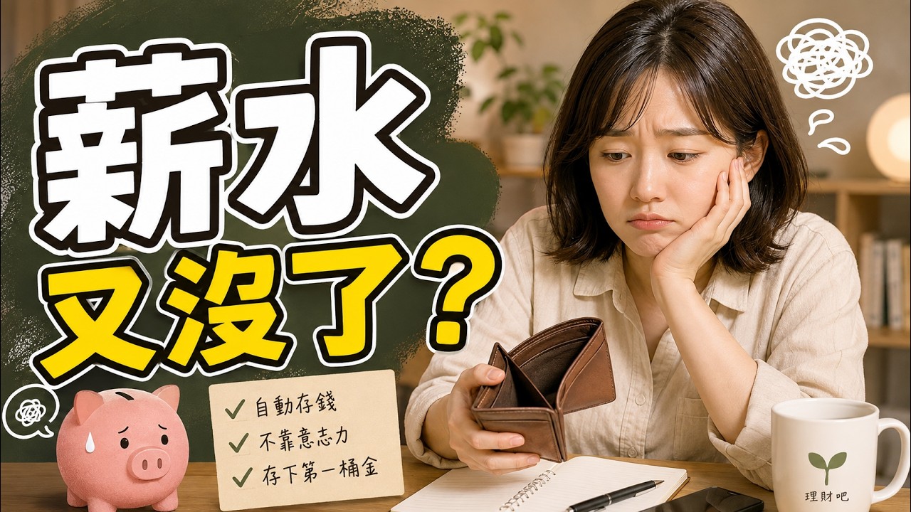 為什麼你一直存不到錢？3 步打造「無痛理財系統」，錢真的會自己變多｜理財吧 889