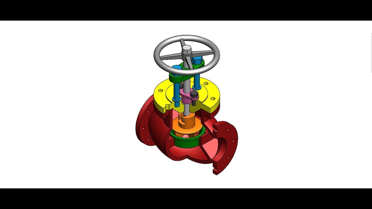 Globe Valve - Part Modelling - SolidWorks Tutorials