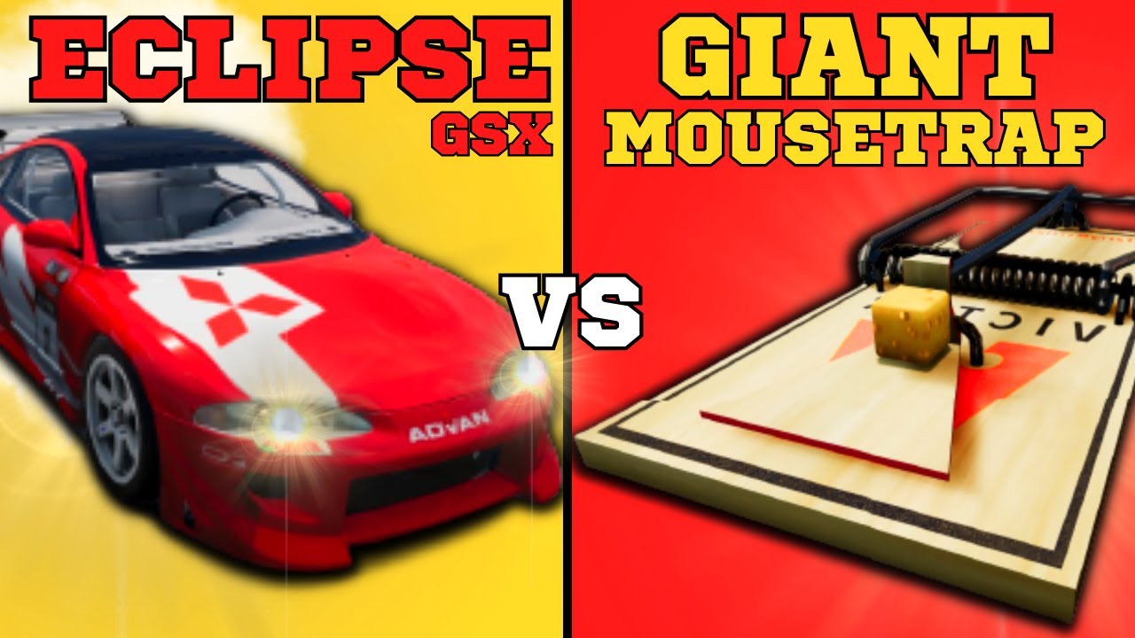 MITSUBISHI ECLIPSE VS STUFF (BeamNG)