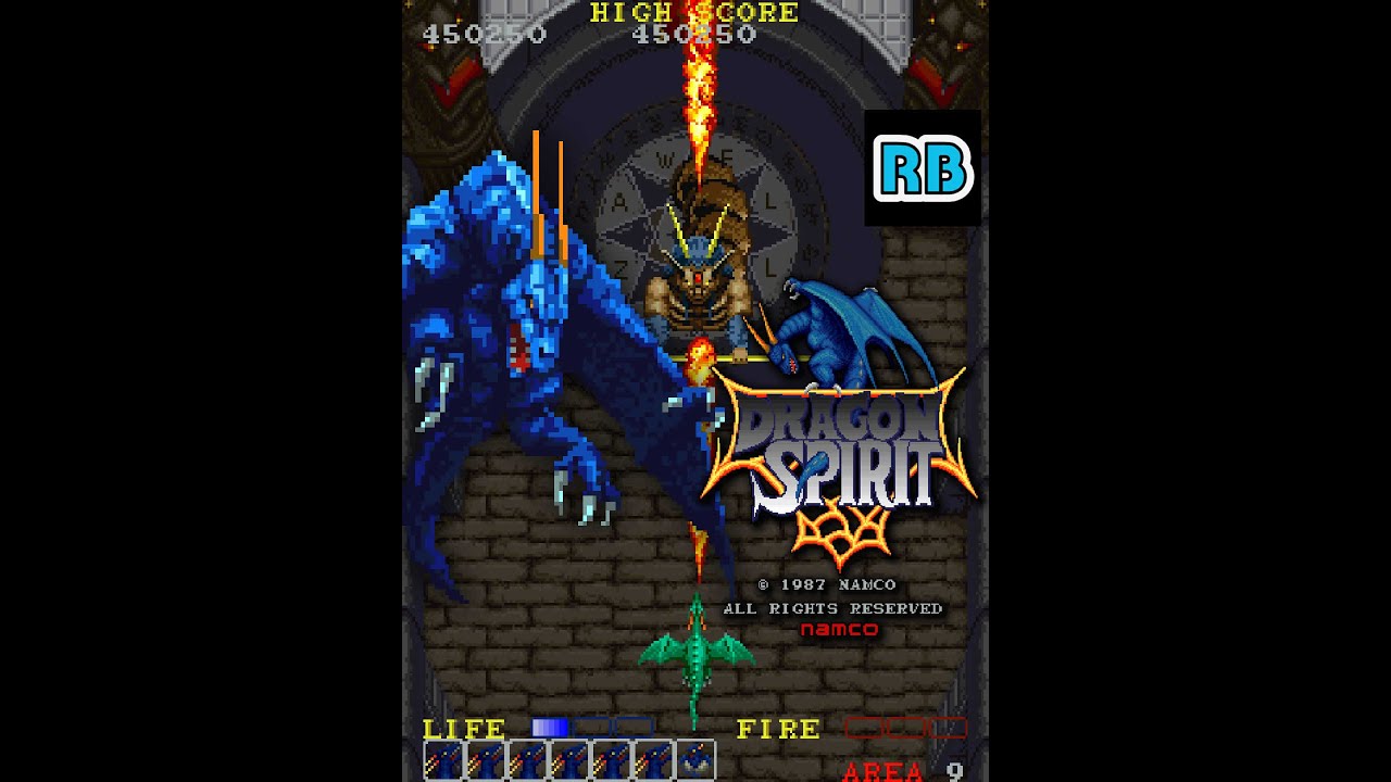 1987 [60fps] Dragon Spirit 530250pts ALL