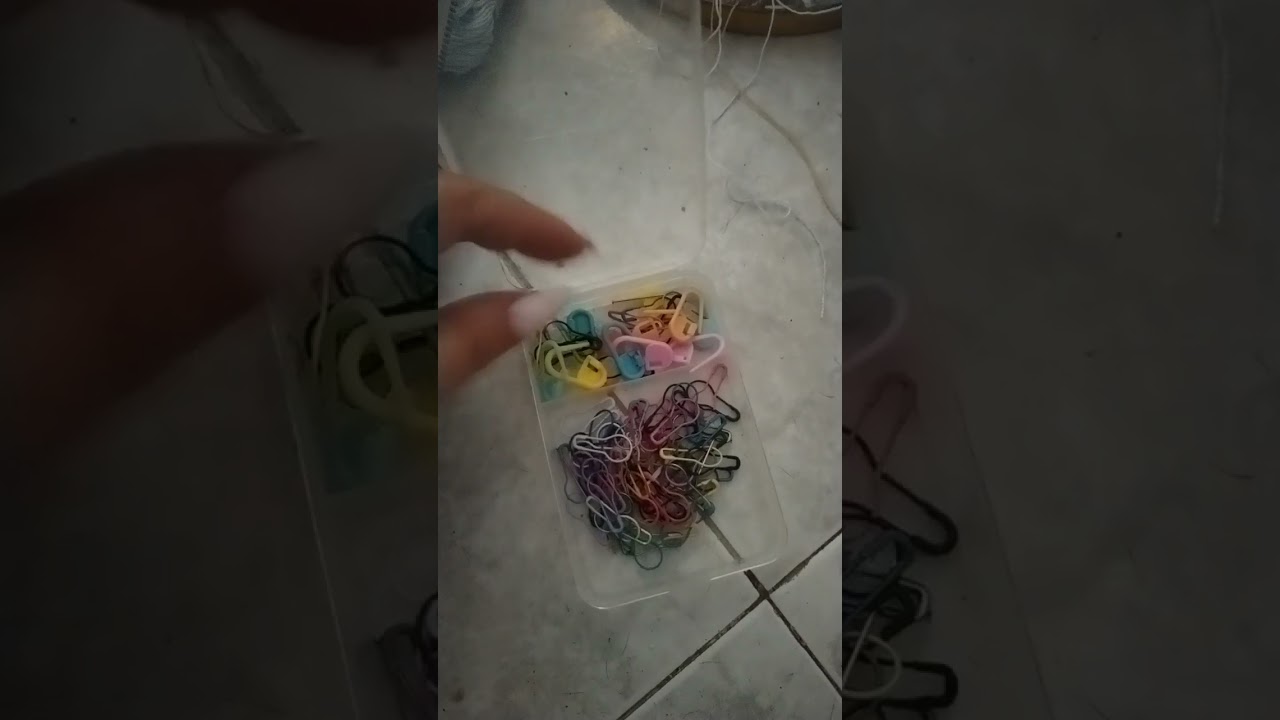 Estos son los marcapuntos que uso seg&uacute;n el grosor del hilo #marcapunto #amigurumi