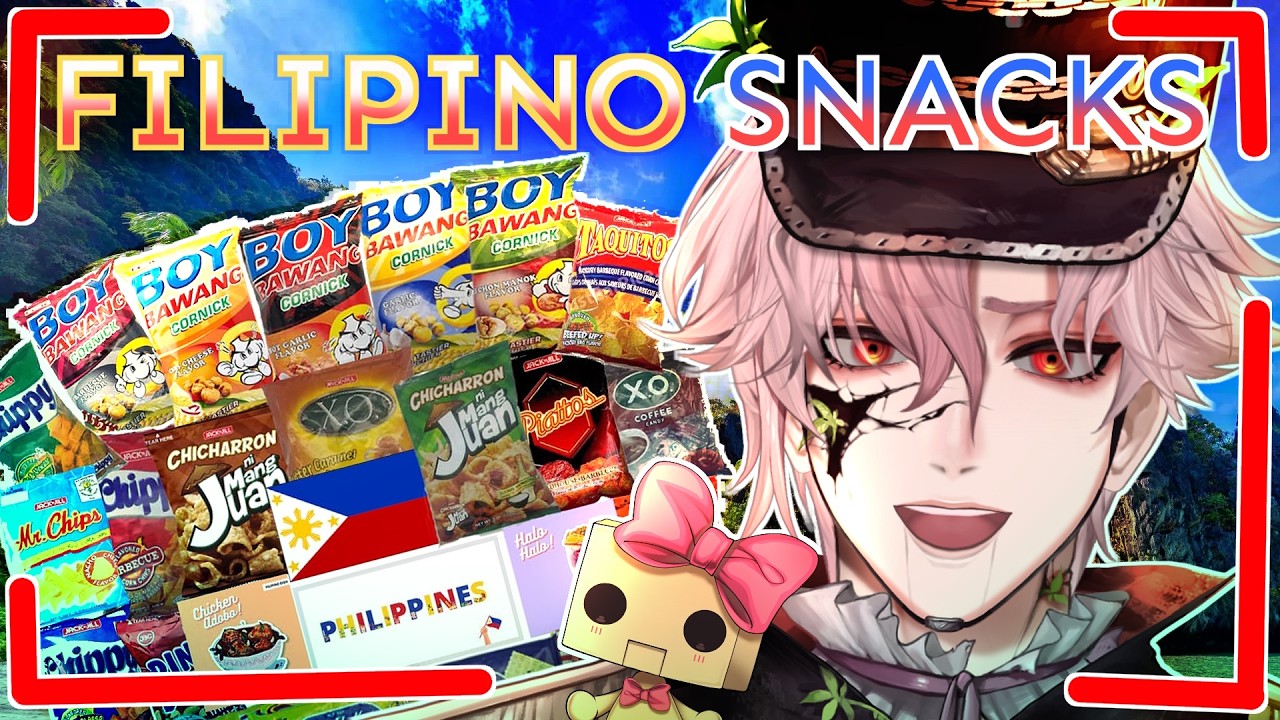 TRYING FILIPINO SNACKS 💢 | HANDCAM