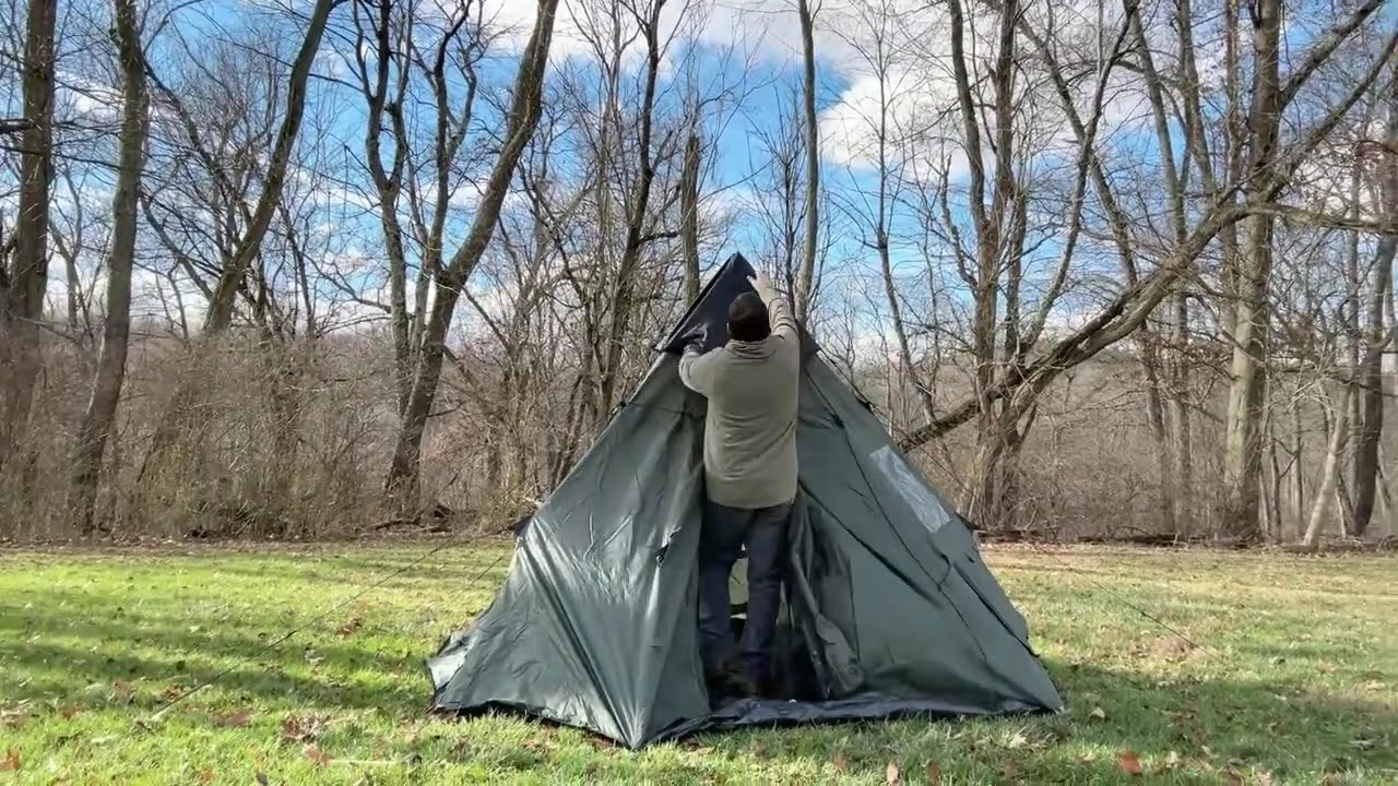 Tupik 2-person tent from Battle Box- Initial setup and thoughts.