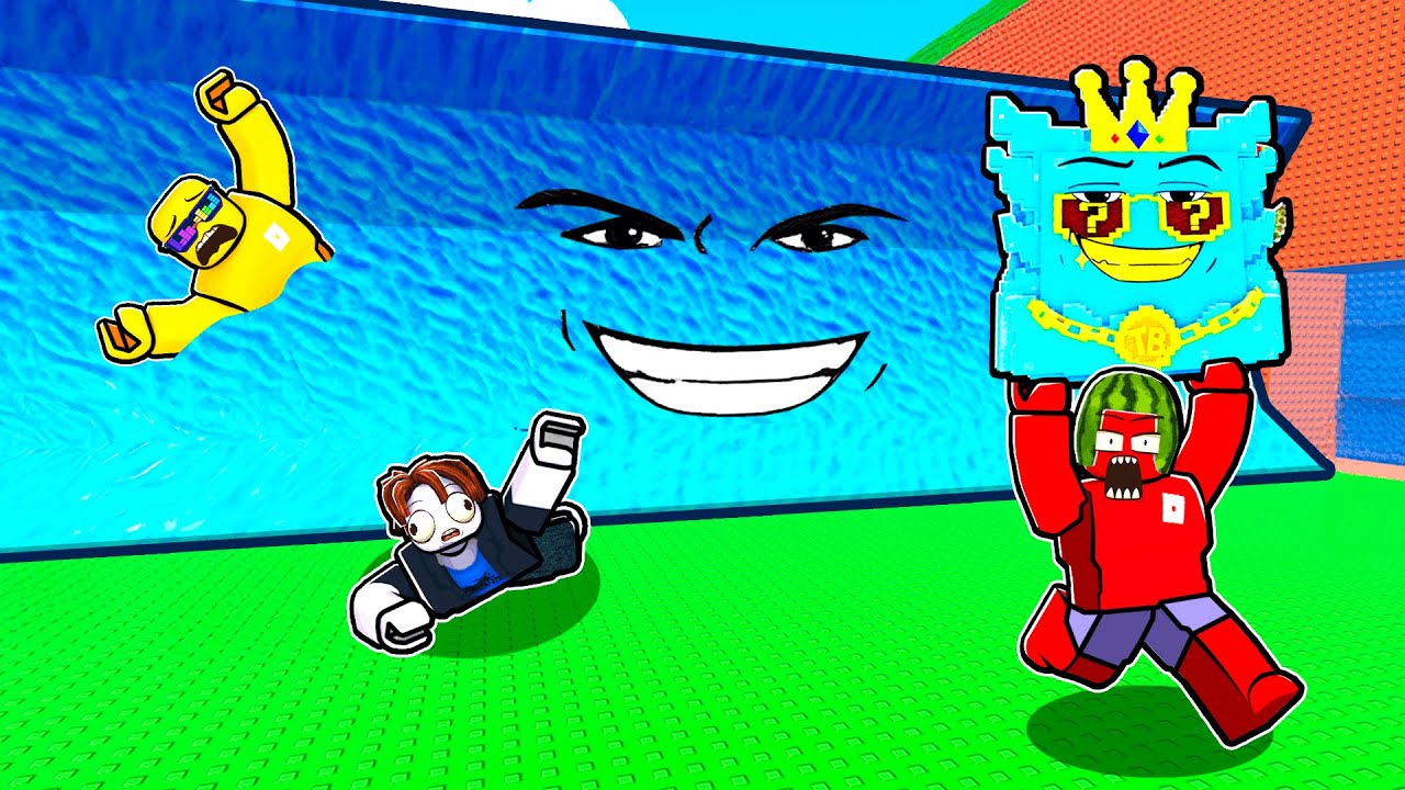 Getting RICH In Escape Tsunami for Lucky Blocks