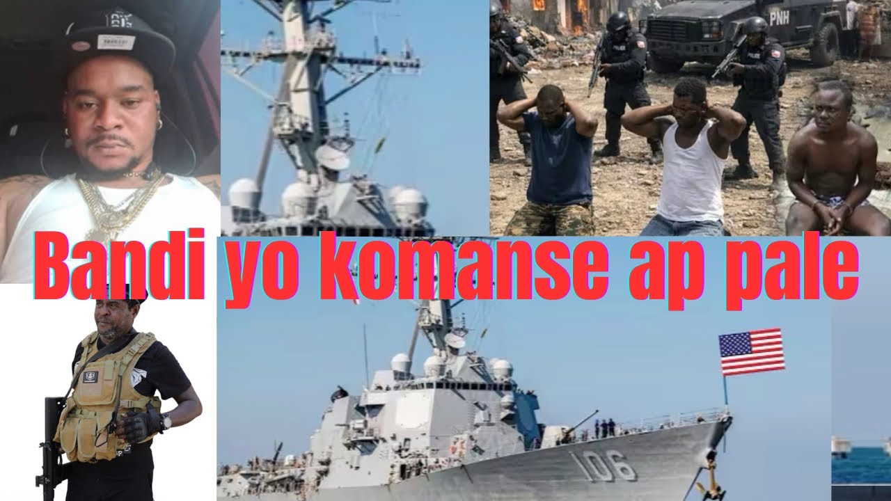 Jeff gro lwa pale,bato ameriken rive nan potoprens 