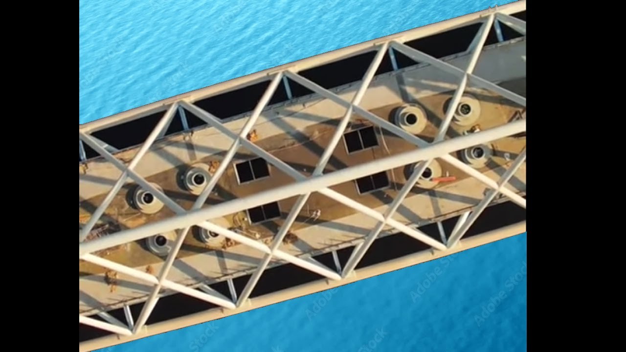 Bird's Eye view of RiverFront Foot Over Bridge #Shorts