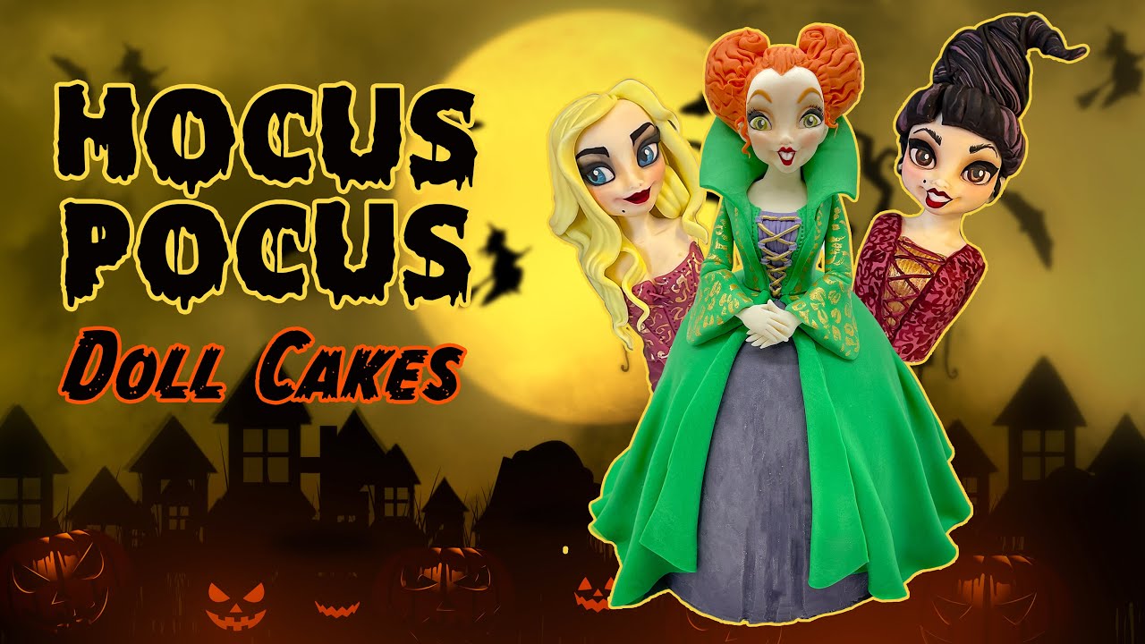 Hocus Pocus and Cake Focus: How to Create A Magical Doll Cake Tutorial 🎃