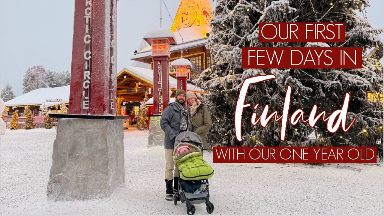 Our First Few Days in FINLAND! Santa Claus Express Night Train, Santa Claus Village, Rovaniemi, Levi