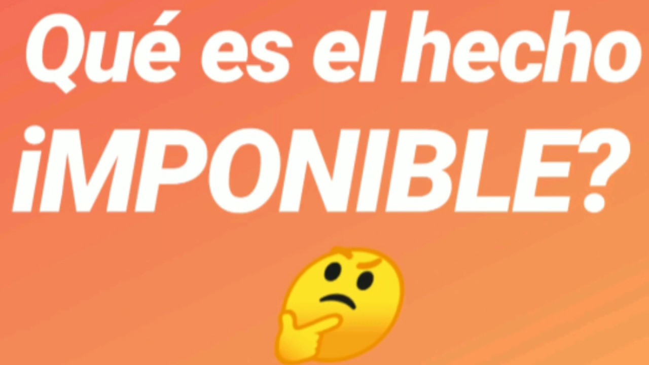 &iquest;QU&Eacute; ES EL HECHO IMPONIBLE?