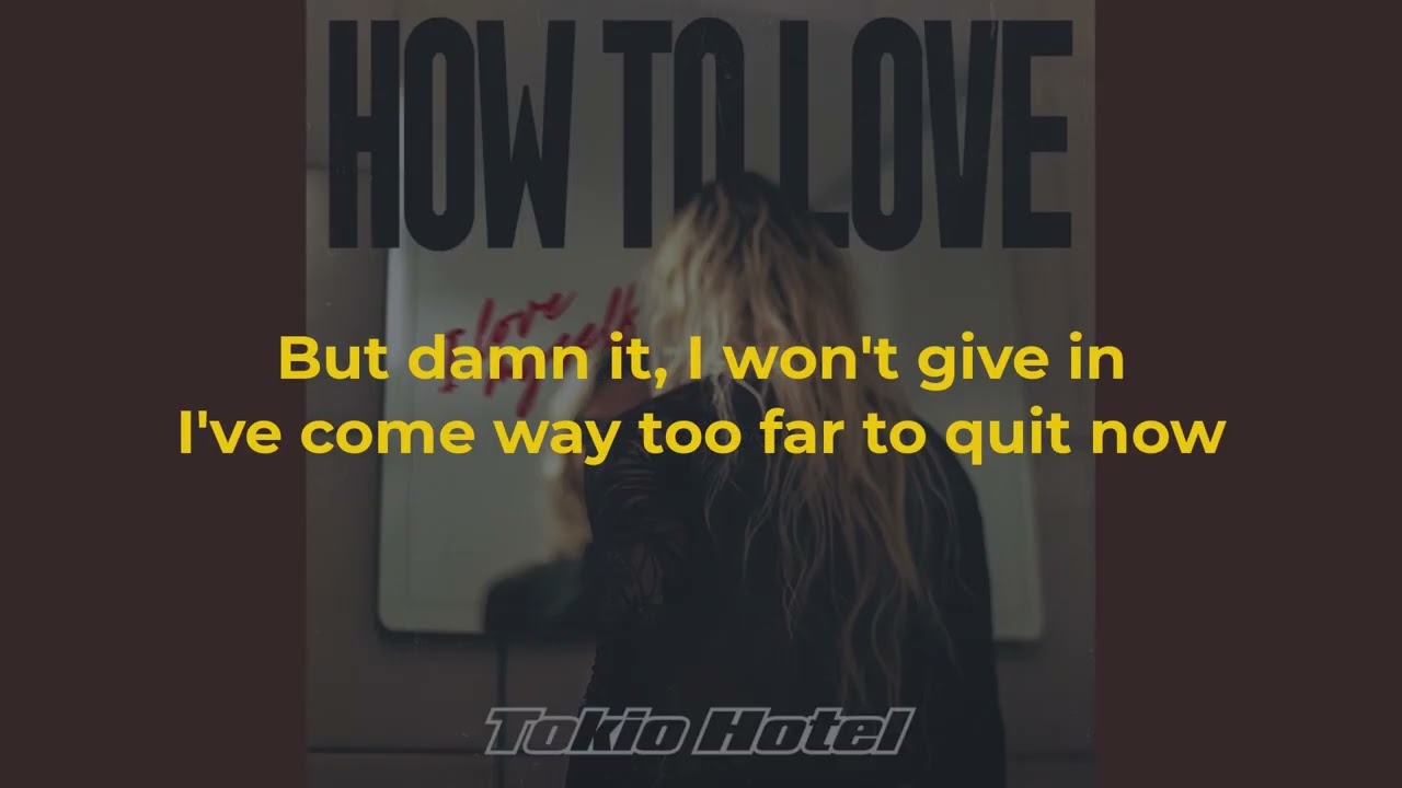 Tokio Hotel - How To Love (Instrumental with backing voacals)