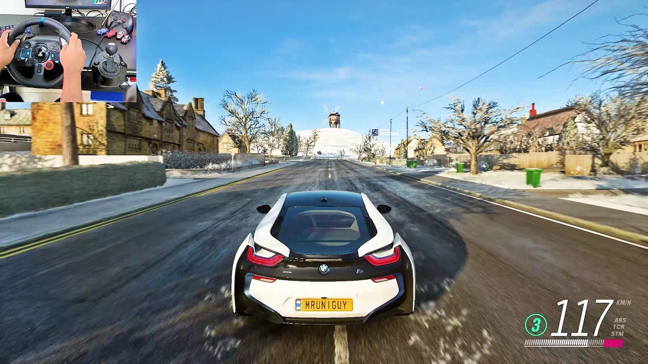 BMW i8 Logitech G29 INSANE Speed Run! Forza Horizon 5 Longplay 4K Ultra Gameplay