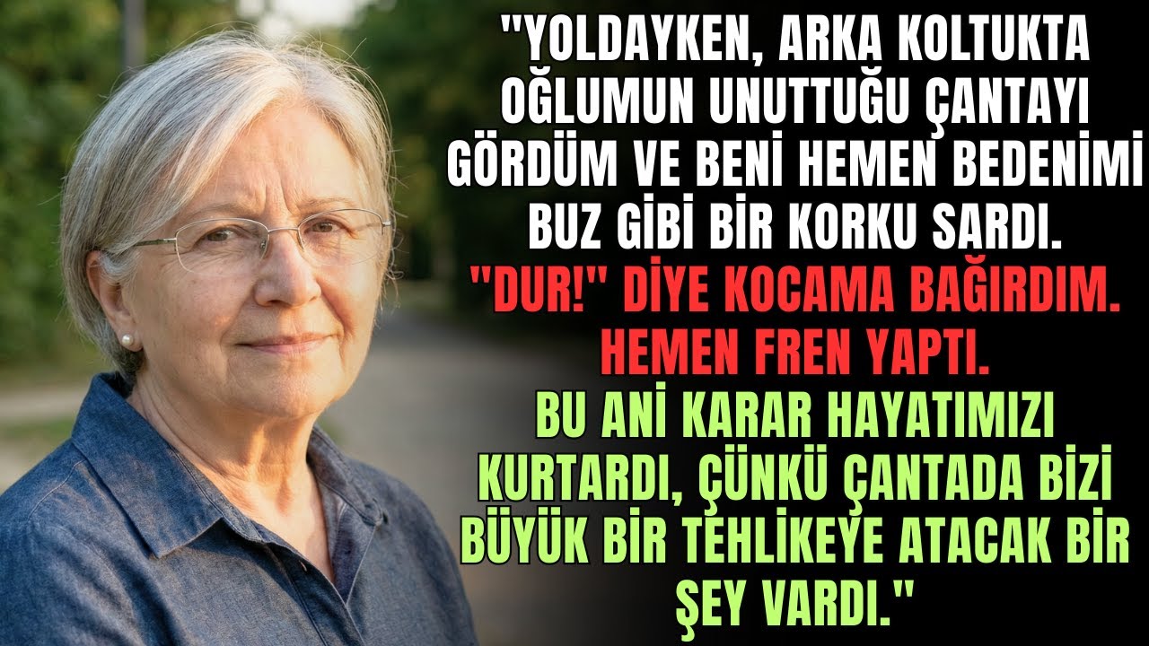 Kocama bağırdım; Fren yap! Oğlumun çantasında bulduğum şey beni dondurdu