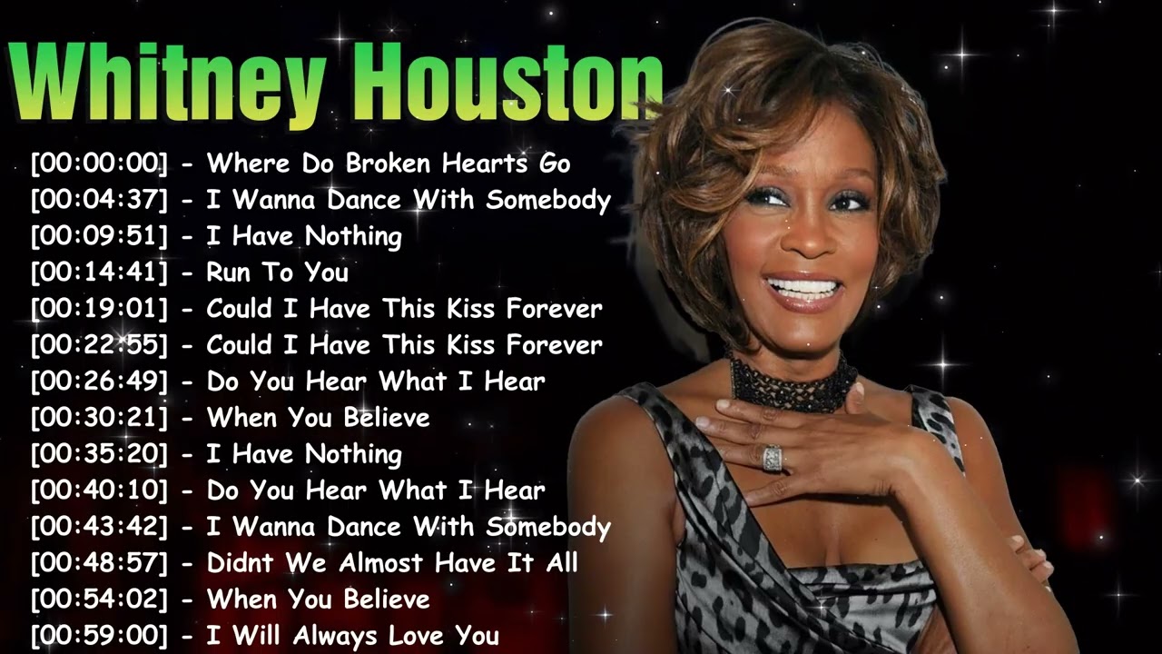 Whitney Houston Greatest Hits Playlist – Top 10 Songs That Defined a Generation