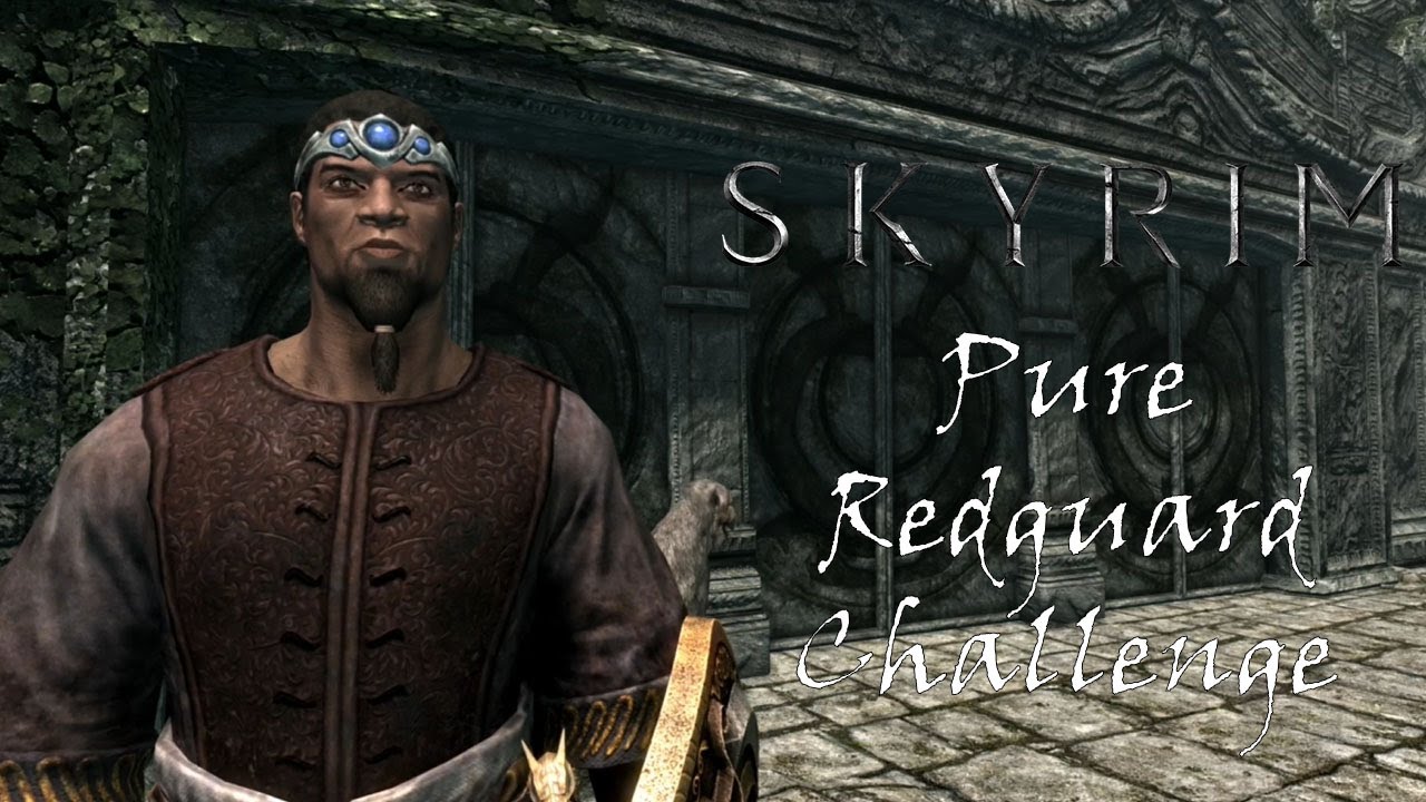 Can I Beat Skyrim as a Pure Redguard? | Skyrim Challenge Run