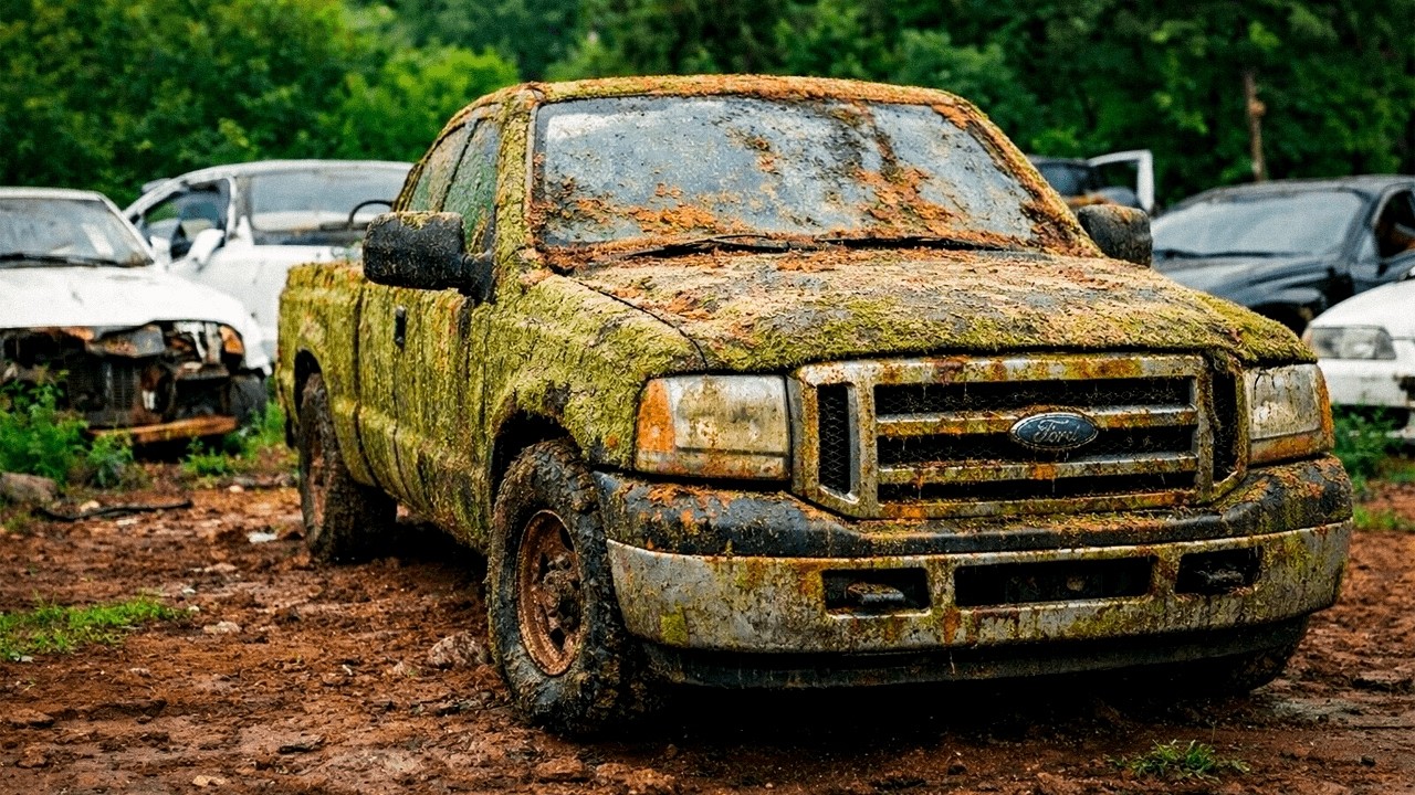 ENCONTREI UMA FORD F250 ABANDONADA… E O ESTADO DELA É PIOR DO QUE EU IMAGINAVA