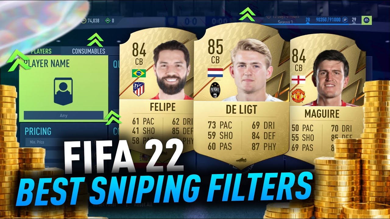 THE BEST LOW BUDGET SNIPING FILTERS!! #FUT22